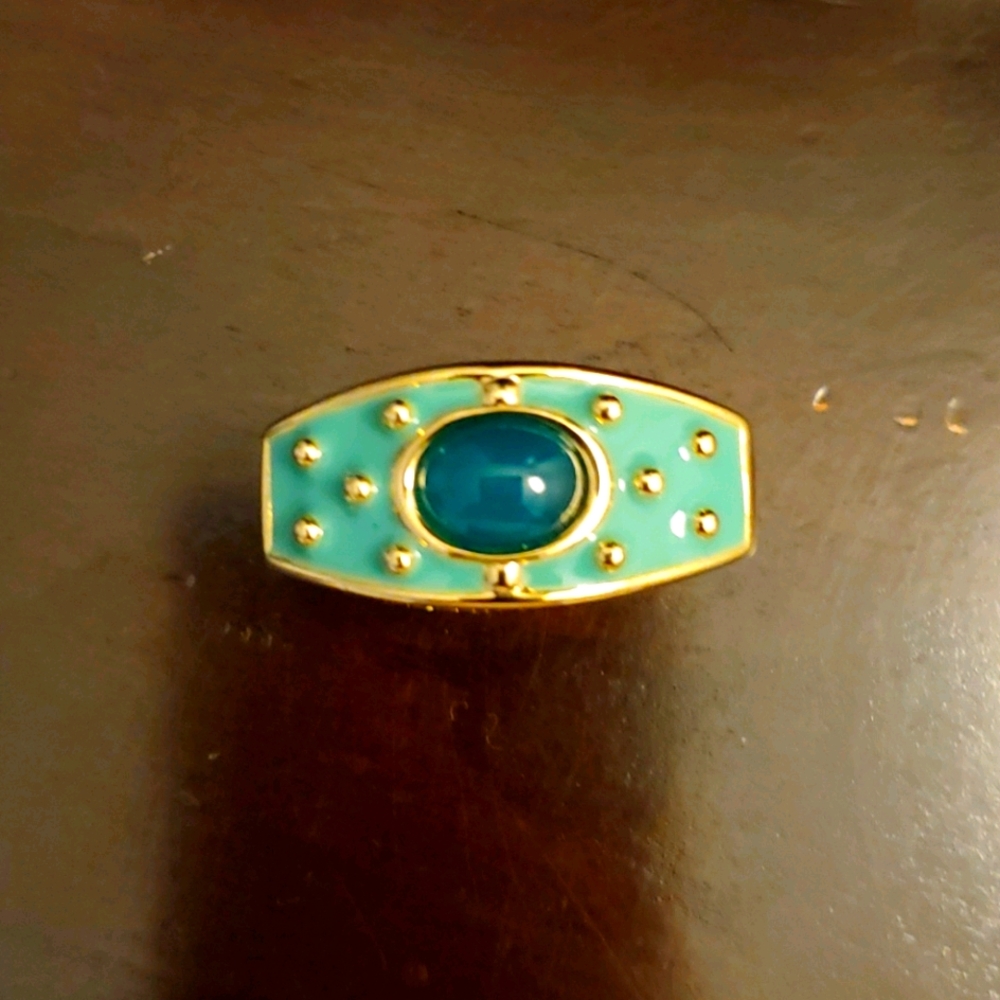 JOAN RIVERS Hinged scarf clip ring